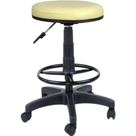 Resim Bürocci Plastik Ayaklı Yüksek Tabure-Krem-2999U0115 