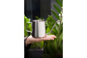 Resim Feyza Design Çelik Ölçekli 350 ml 7 Cup Kahve Demleme Ibriği Espresso ve Sıcak Su Için 