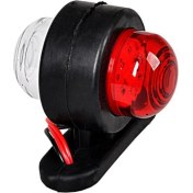 Resim OTO MOTTO Mini Takoz Tek Ledli Kırmızı-Beyaz 12V-24V 