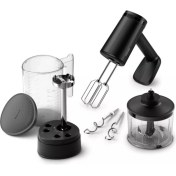 Resim Çok Amaçlı Mutfak Robotu ve Blender Seti, Siyah, Güçlü ve Yeni Nesil 