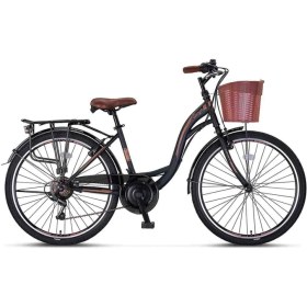 Resim Ümit Alanya 28 Inch 45 cm kadro 21 Vites Kadın Şehir Bisikleti 2810 ( 160 cm üstü) 