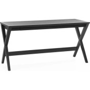 Resim Evka Siyah Geniş Çalışma Masası 