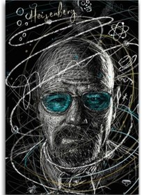 Resim Heisenberg Ahşap Tablo 8mm 