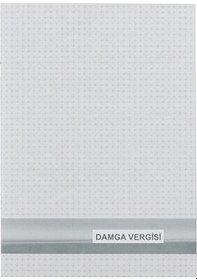 Resim Dilman Damga Vergisi Defteri 40Yp Karton N11.1139 