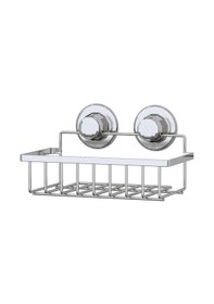 Resim Teknotel Tek Katlı Vakumlu Banyo Duş Rafı Krom Dm241 Krom 