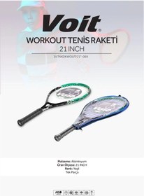 Resim Voit Workout Tenis Raketi 21 Inch Yeşil 