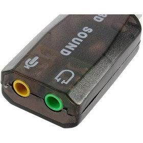 Resim 5+1 Harici USB Ses Kartı Mikrofon Hoparlör Birlikte 3.5mm 