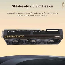 Resim ASUS PROART-RTX5070TI-O16G-NVIDIA-GEFORCE-RTX 5070 TI-16GB GDDR7-256bit-OC-1xHDMI-2xDP-USB-C-DLSS4 EKRAN KARTI 