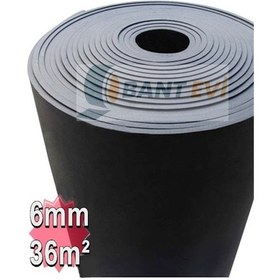 Resim Elastomerik Kauçuk Sünger Yalıtım Levhası İzolasyonu 6 MM 36 M2 (Yapışkansız) 