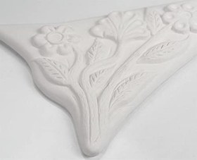 Resim REFSAN Çiçek Semazen Seramik Bisküvi | Boyanabilir Obje (Ham Ürün) 