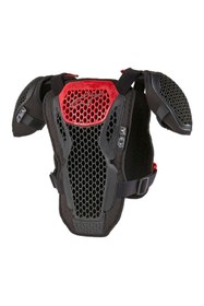 Resim Alpinestars Bionic Action GençÇocuk Üst Koruma Siyah Beyaz Kırmızı 