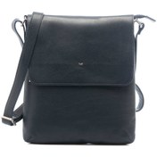 Resim Lacivert Deri Unisex Çapraz Askılı Çanta - S1AC00002942-I91 