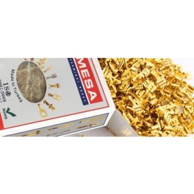 Resim Mesa SF-2D Dişi Fiş Sarı Tırnaklı Dişi Fiş 6.3 MM 300'lü 1 Kutu 