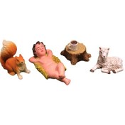 Resim Suntek Minyatür Mikro Bahçe Süsleri Bonsai Dekor Bitki 