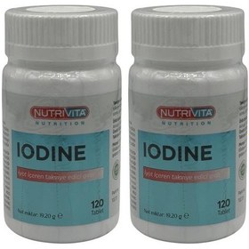 Resim Nutrivita Nutrition Iodine 150 Μg İyot 2x120 Tablet 