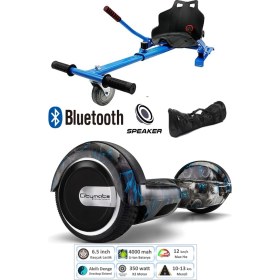 Resim Citymate Elektrikli Kaykay Scooter Hoverboard Akıllı Dengeli + Hover Kart + Çanta Full Paket 