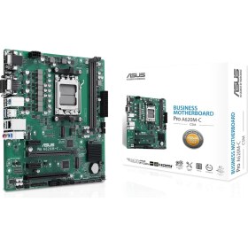 Resim Pro A620M-C-CSM Anakart, Amd A620 Am5 Ddr5 6400 Dp HDMI DVI VGA Çift M2 USB 3.2 Aura Rgb Com Pci Matx, Asus 5x Protection Iii 