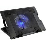 Resim Flying Kademeli Notebook Laptop Soğutucu Mavi Led Işıklı 12 cm Fanlı Stand 