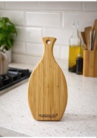 Resim Bambu Kesme Tahtası Balık 30x16 Naturel 