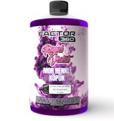 Resim TULPAR KİMYA Factor360 Royal Violet Mor Renkli Oto Yıkama Köpüğü Oto Şampuan 1 L 