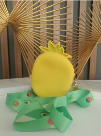 Resim elaa aksesuar Ananas Modelli Silikon Kol Çocuk Çantası 