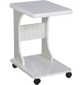 Resim Genel Markalar Tekerlekli C Yan Sehpa Ofis Sehpası Laptop Sehpası % 100 Mdf Koltuk Yanı Sehpa 