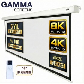 Resim Gamma Screens 300x225 Motorlu Projeksiyon Perdesi 