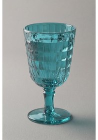 Resim Akrilik Allegra Aquamarin 6'lı Kadeh & Su Meşrubat Kahve Yanı Bardağı 450 Ml Cam Değildir Turkuaz 