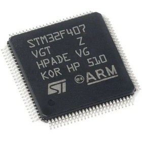 Resim Stm32f407vgt6 Microcontroller Lqfp100 Dsp Fpu Arm Cortex-m4 32 Bit Mcu 1 Mbyte Flash 168mhz Cpu 