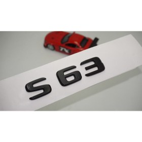 Resim EDEXPORT S 63 Bagaj Parlak Siyah Abs 3m 3d Yazı Logo 