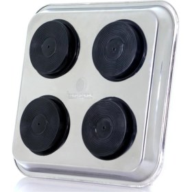 Resim 290X270MM Manyetik Alet Tutucu Paslanmaz Tepsi, Dayanıklı ve Pratik Kullanım Sağlar. 
