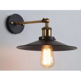 Resim Mylights Retro Rustik Mafsalı Aplik Duvar Lambası Harekli Başlık Diğer 