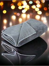 Resim BELLA CAR CARE Mikrofiber Kalın Kurulama Ve Parlatma Bezi 50x70 Araç Oto Ve Araba Kurutma Temizleme Kalın Bez 