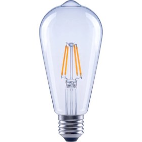 Resim Osram LED Edison Fılament 4W 2700K 410LM E27 Duy Sarı Işık Ampul Dim Edilebilir / 4099854394355 