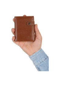Resim Newish Polo Erkek Deri Bozuk Para Hazneli Kartlık Cüzdan 10x12cm New179 Taba 