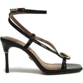 Resim Nine West EALEN 6FX Siyah Kadın Topuklu Sandalet 