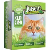 Resim Jungle Kedi Çimi Kutulu (Fileli) 