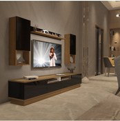 Resim Decoraktiv Trendstyle 5220das Mdf Tv Ünitesi Tv Sehpası - Pera - Siyah 