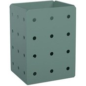Resim Ganzhoushop Yaratıcı Duvara Monte Kırtasiye Tutucu Çevre Dostu Kalemlik Karikatür Küp Şeklinde Kalemlik Büyük Kapasite Ev İçin Kayısıvintage Yeşil 
