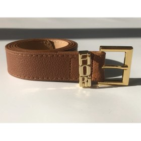 Resim Fiori Yazılı Köprü Gold Toka Kadın Kemer, Pantolon Kemeri, Ceket Kemeri, Elbise Kemeri, Gömlek Kemer 