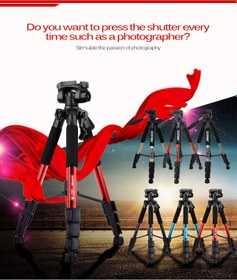 Resim Zomei Q111 Profesyonel Alüminyum Tripod-5 Kg Taşıma Kapasiteli 