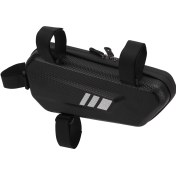 Resim Vkemall Motorcycle Saddlebag Sol Tekli Siyah 2l Su Geçirmez Sabit Kasa Çantası Eva+pu Deri 208g Ya302m Diğer 