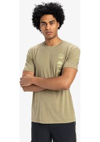 Resim Quiksilver Quıksılver Coastal Run Ss Erkek Aloe Heather T-shırt Eqykt04372-tmsh Bej 