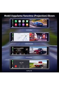 Resim Araç Kamerası C3 Carplay Android Multimedya 4k Ön Ve Arka Kamera 