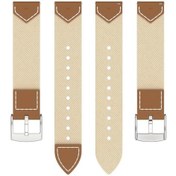 Resim Cloud011 Kaysı Kahverengi 18mm Kadın Denim Akıllı Saat Kayışı Garmin Huawei Uyumlu 