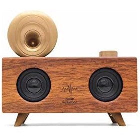 Resim Winex Çift Hoparlörlü Gramafon Speaker Bluetooth Hoparlör Fm Radyo + Sd Kart + UsbA + 3.5 MM Aux Girişli 