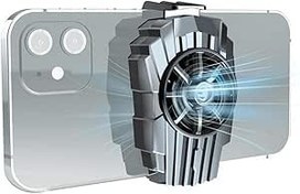 Resim Syrisora ​​Cep Telefonu Soğutucu Soğutma Fanı Gamepad Tutucu Braketi Fan Radyatör (Siyah siyah) 