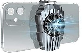 Resim Syrisora ​​Cep Telefonu Soğutucu Soğutma Fanı Gamepad Tutucu Braketi Fan Radyatör (Siyah siyah) 