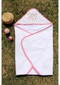 Resim Baveno Super Girl Nakışlı 75X75 Bebek Kundak 