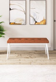 Resim Canisa Concept Canisa Pera Serisi Bench,gürgen Tam Isleket 1.sınıf Kumaş / Kiremit-beyaz 